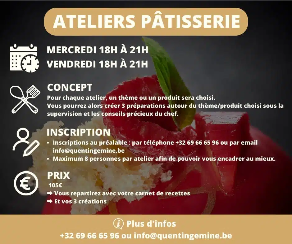 Ateliers de pâtisserie Quentin Gemine